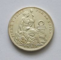 PERU - UN SOL 1924 - 25g (Silber / argent / silver)