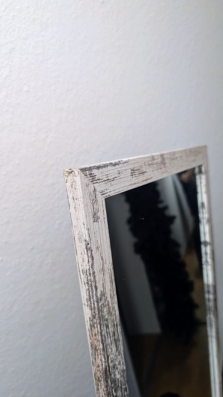 Spiegel: Standspiegel - Holzoptik Rustikal – Gebraucht aus St. Gallen von max_8tvt 3