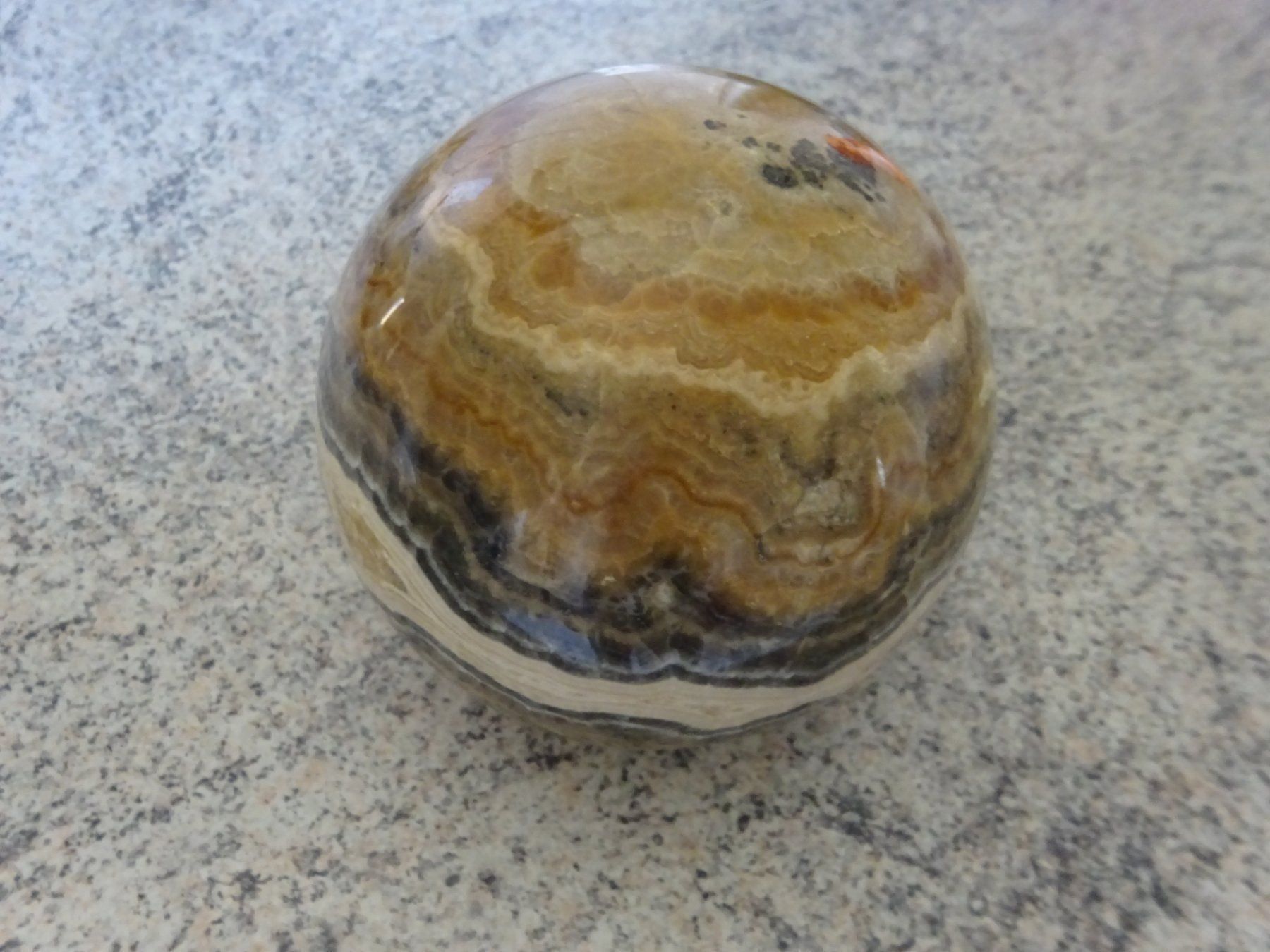 Mineralien & Heilsteine: Grosse Mineralien Steinkugel / 2500 Gramm – Gebraucht aus Esslingen von eintagammeer 2