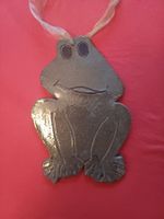 Süsser Keramik Frosch Frühlingsdeko Garten Deko Figur