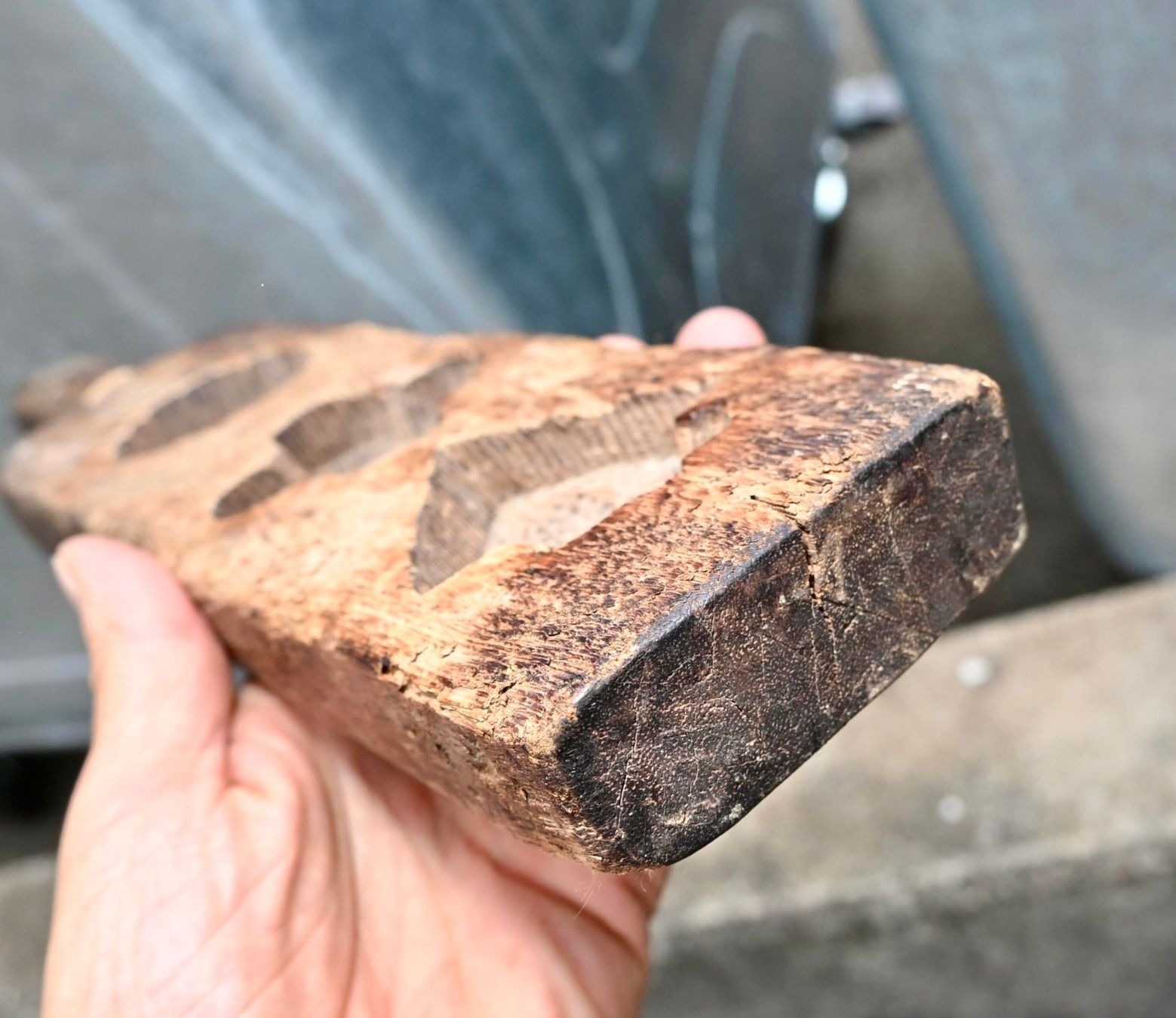 Backformen: antikes Holzmodel handgeschnitzt Zuckerbäckerform L 34.3cm – Gebraucht aus Pfaffhausen von mono_rec 7