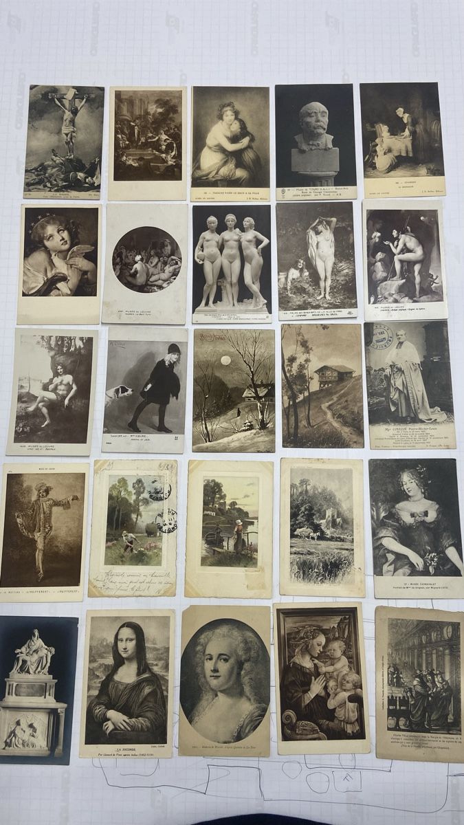 Cartes postales: 280 Cartes postales anciennes Tableaux Alte Ansichtskarten – D'occasion à Basel par ste_rth9 6