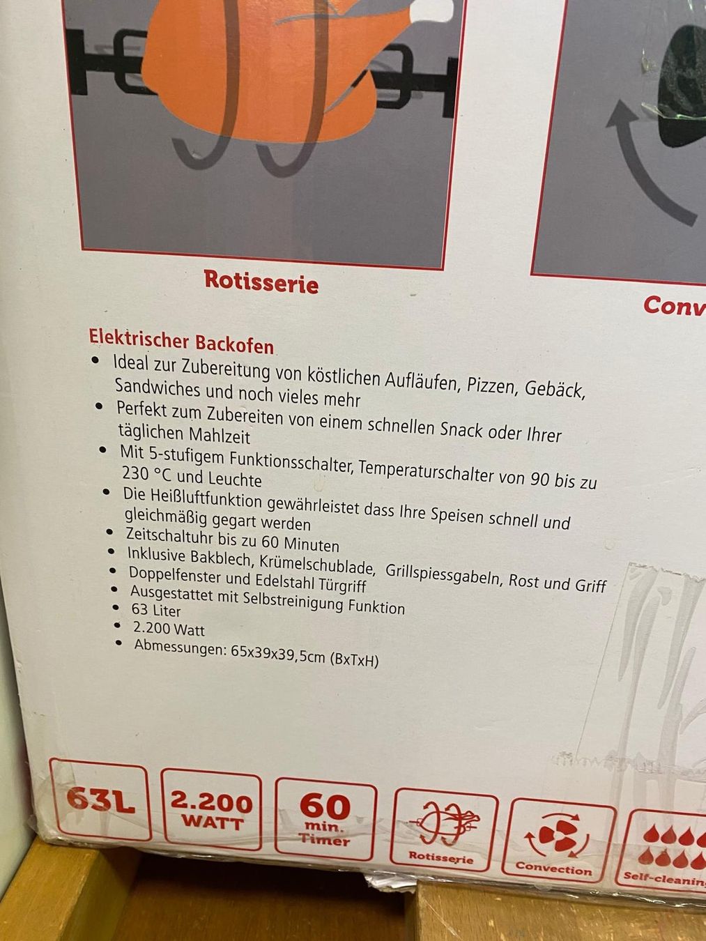 Forni: Elektrischer Backofen – Usato da Belp venduto da sibe.berger.77 1