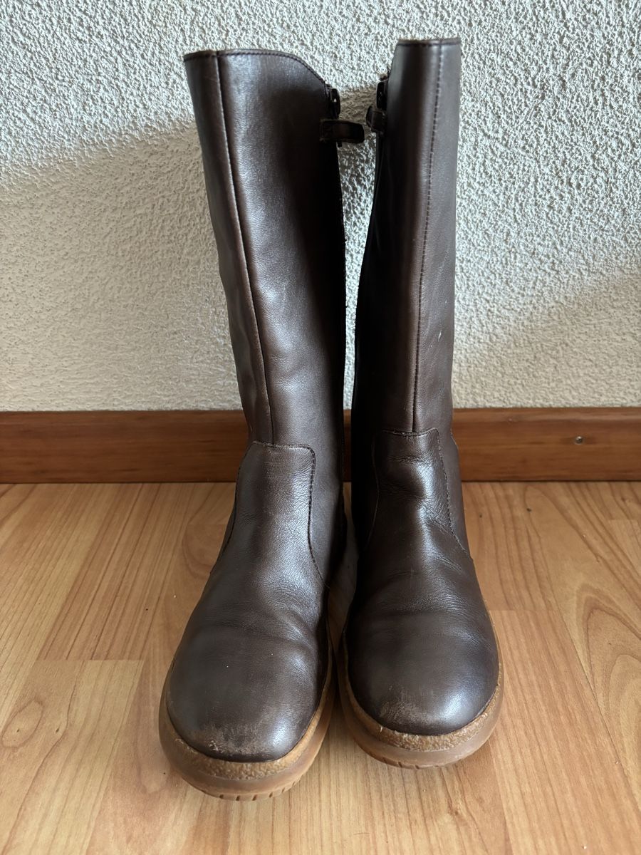 Camper Chaussures filles: Braune Camper Lederstiefel, Grösse 35 – D'occasion à Zürich par divewhites01