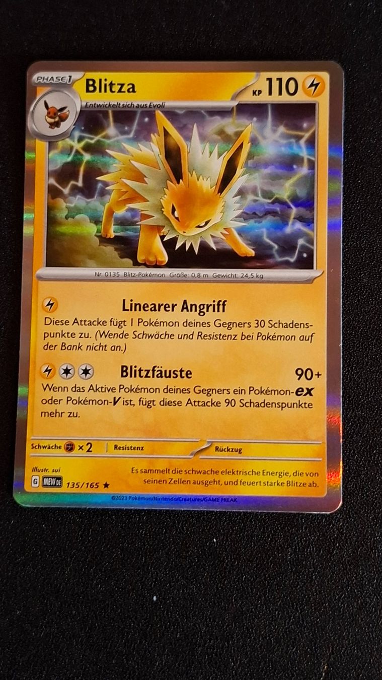 Pokémon Carte collezionabili: *Pokémon Blitza* 135/165 Holo-Card – Nuovo (secondo la descrizione) da Brütten venduto da Sigimi