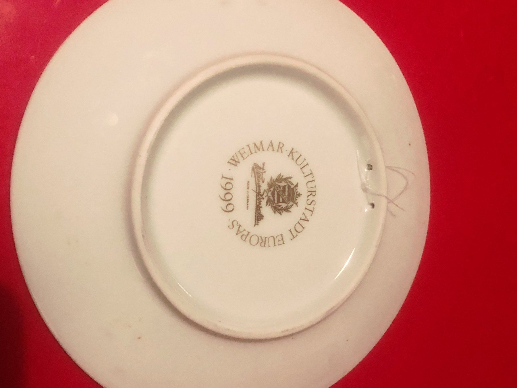 Piatti: Wandteller Weimar 1999 – Usato da Erlinsbach SO venduto da Elmslie 1