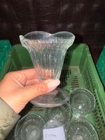14 Coupes à glace vintage en verre, parfait été!