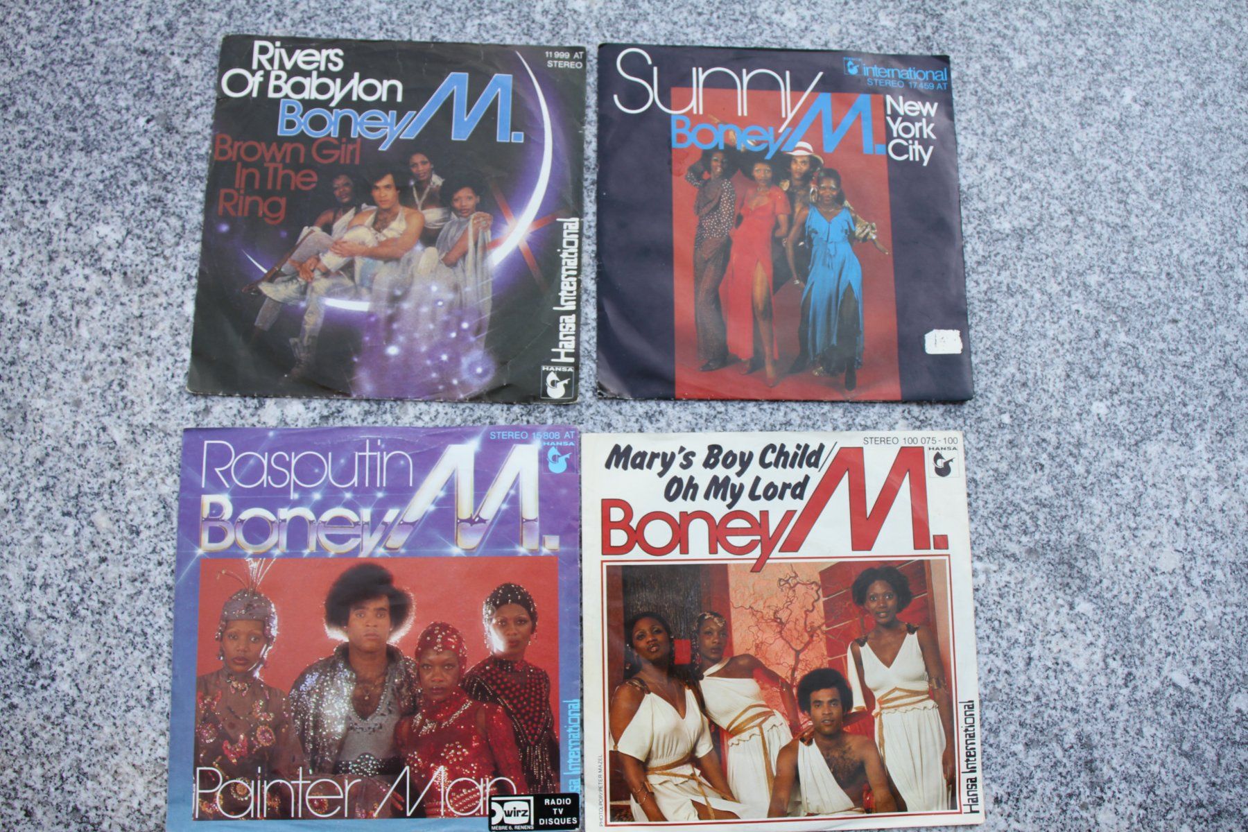 Schallplatten: Diverse Schallplatten BoneyM – Gebraucht aus Interlaken von Strokkur
