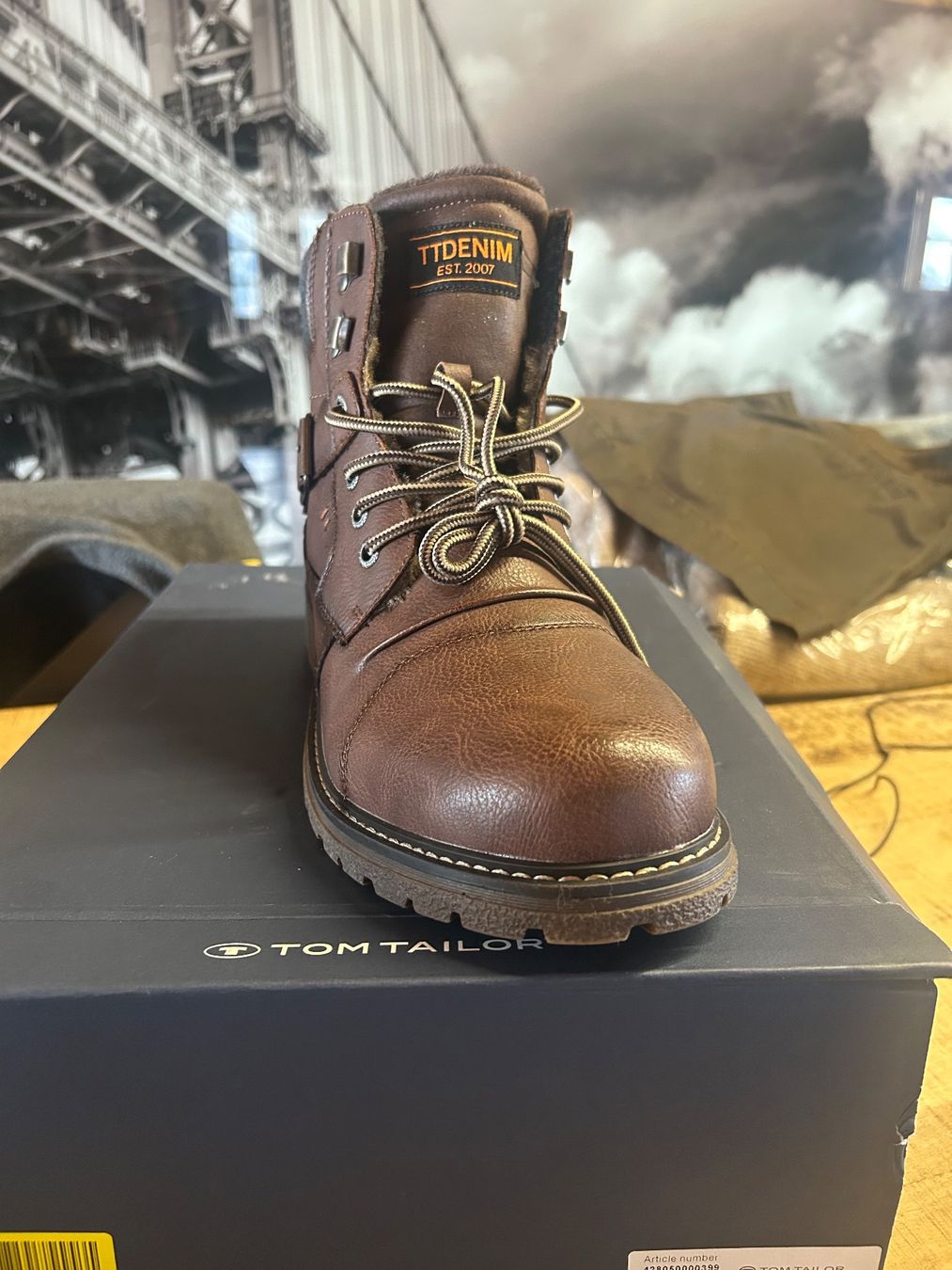 Tom Tailor Scarpe da uomo: Tom tailor bottines hommes – Nuovo e nell'imballaggio originale da Val-d'Illiez venduto da Dombou 1