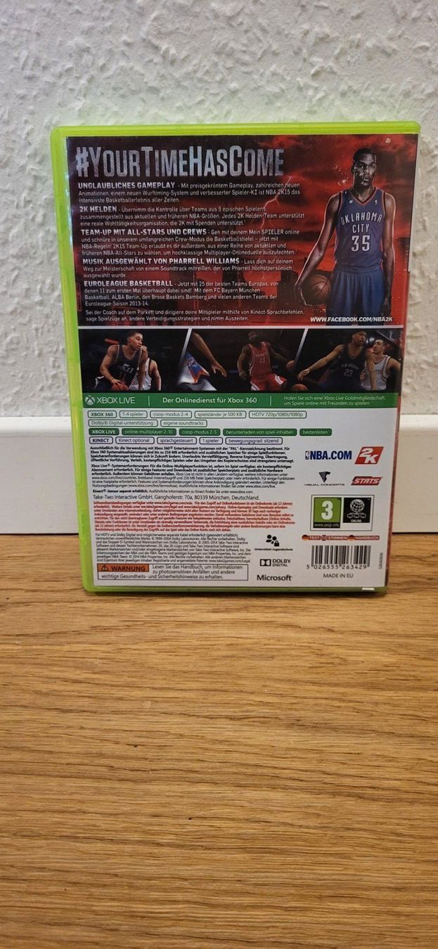 Microsoft Giochi: Xbox 360 - NBA 2K15 – Usato da Münsingen venduto da Heroism2010 1