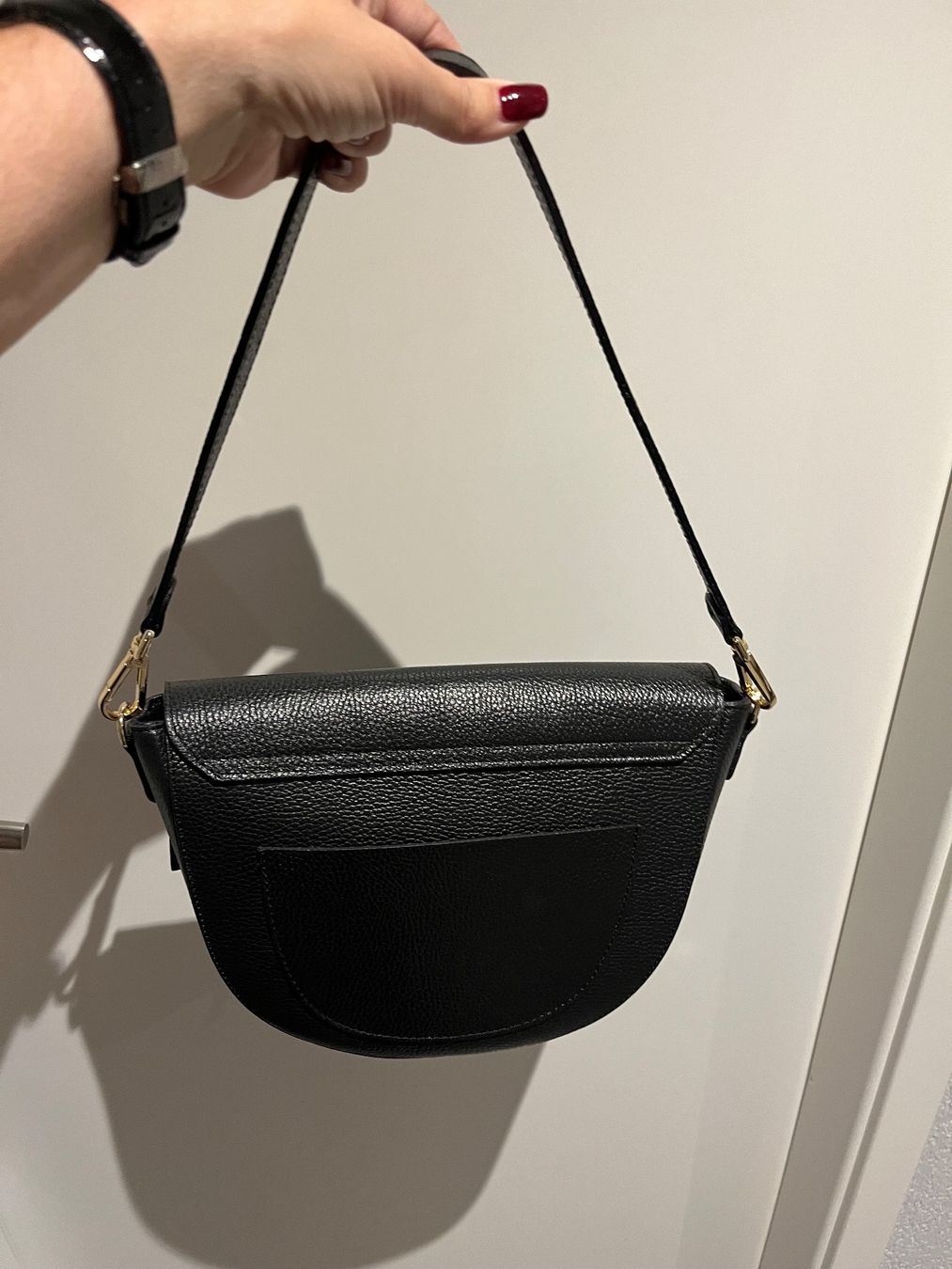 Borse da donna: Sac en cuir noir – Usato da Fully venduto da Sassa68 1