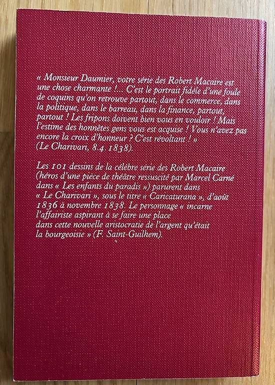 Livres: Honoré Daumier Caricaturana  – D'occasion à St-Blaise par Poussinnette01 1