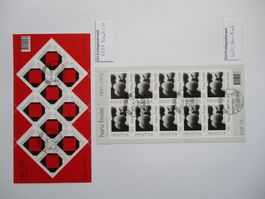 Bogen mit Ort Ersttagsstempel 6025 Neudorf + 6287 Aesch LU