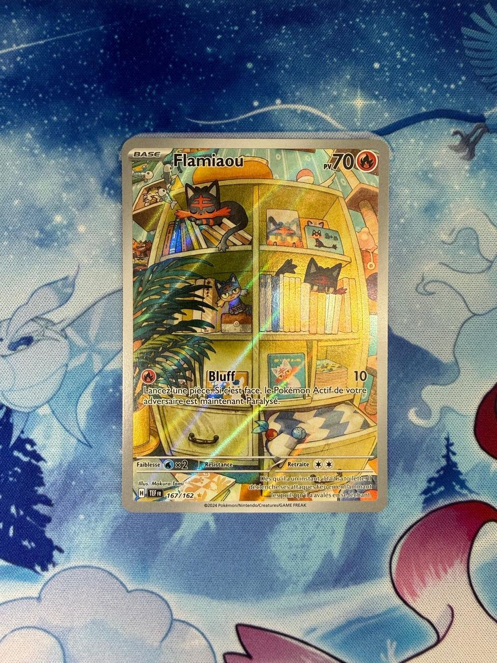 Pokémon Carte collezionabili: Flamiaou AR - TEF 167 FR – Nuovo (secondo la descrizione) da Courgenay venduto da ScamBoxOff