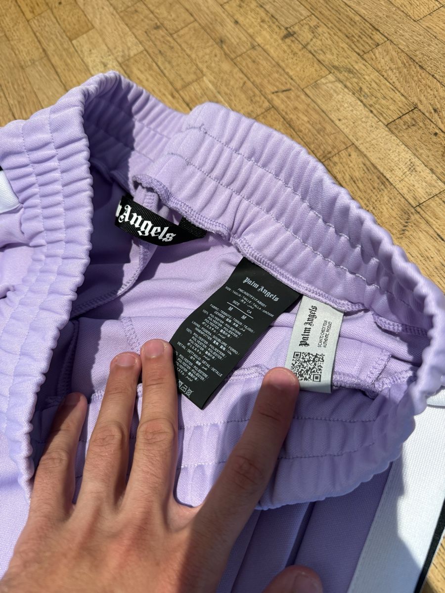 Palm Angels Pantaloni: Palm Angels Lila Trackpants – Nuovo (secondo la descrizione) da Genève venduto da SG_73 1
