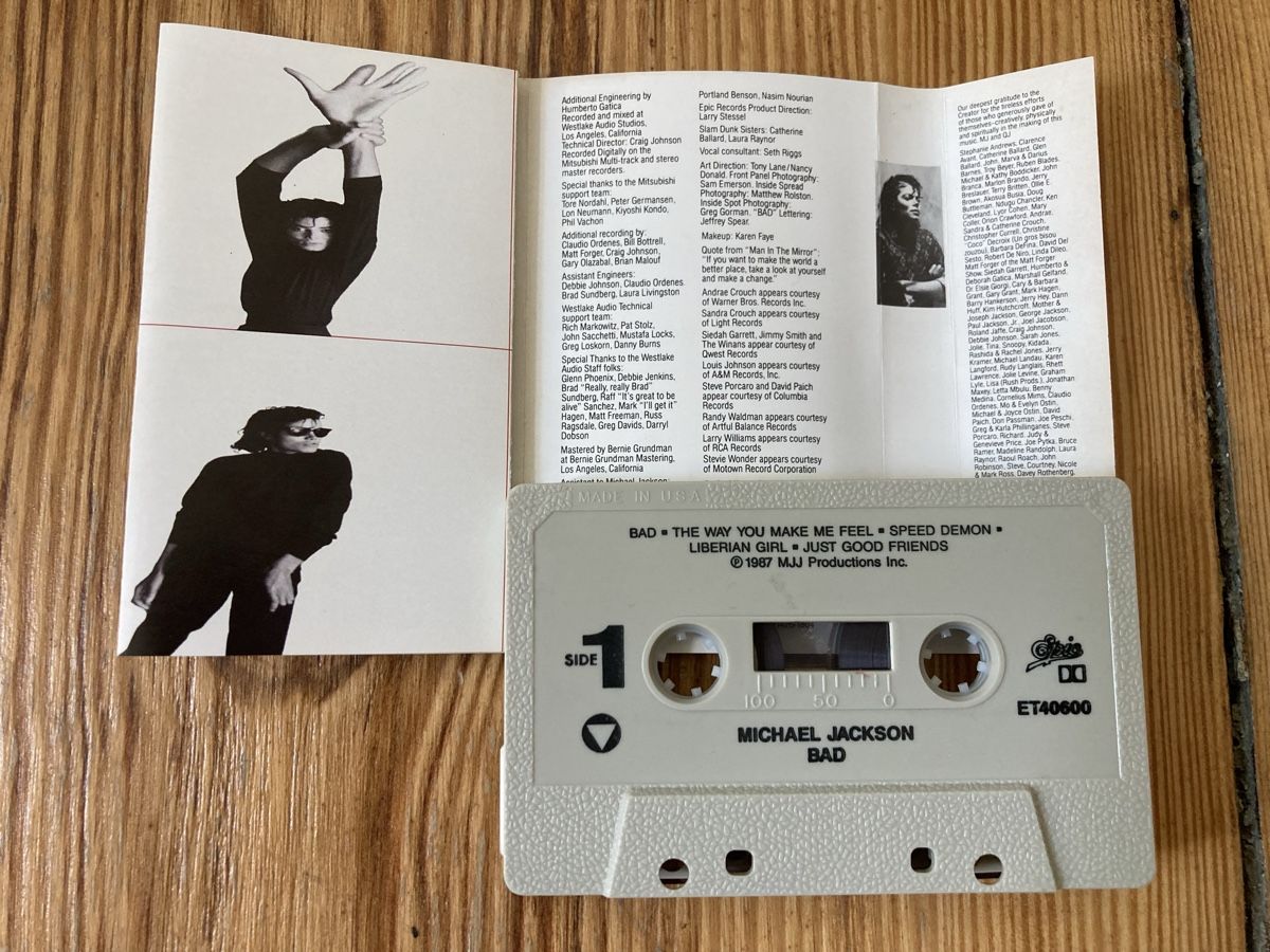 Kompaktkassetten: Michael Jackson Bad Musikkassette Tape – Gebraucht aus Rombach von polymerase01 2