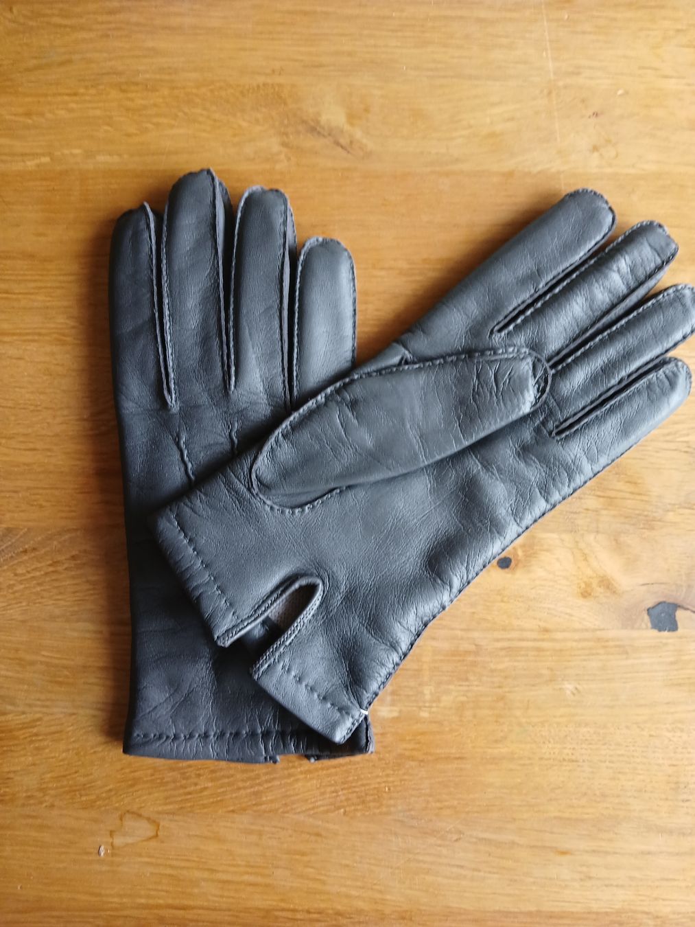 Handschuhe & Handstulpen: Lederhandschuhe Grösse 9 grau mit Wollfutter neu – Neu (gemäss Beschreibung) aus Kleindöttingen von Christina22 5