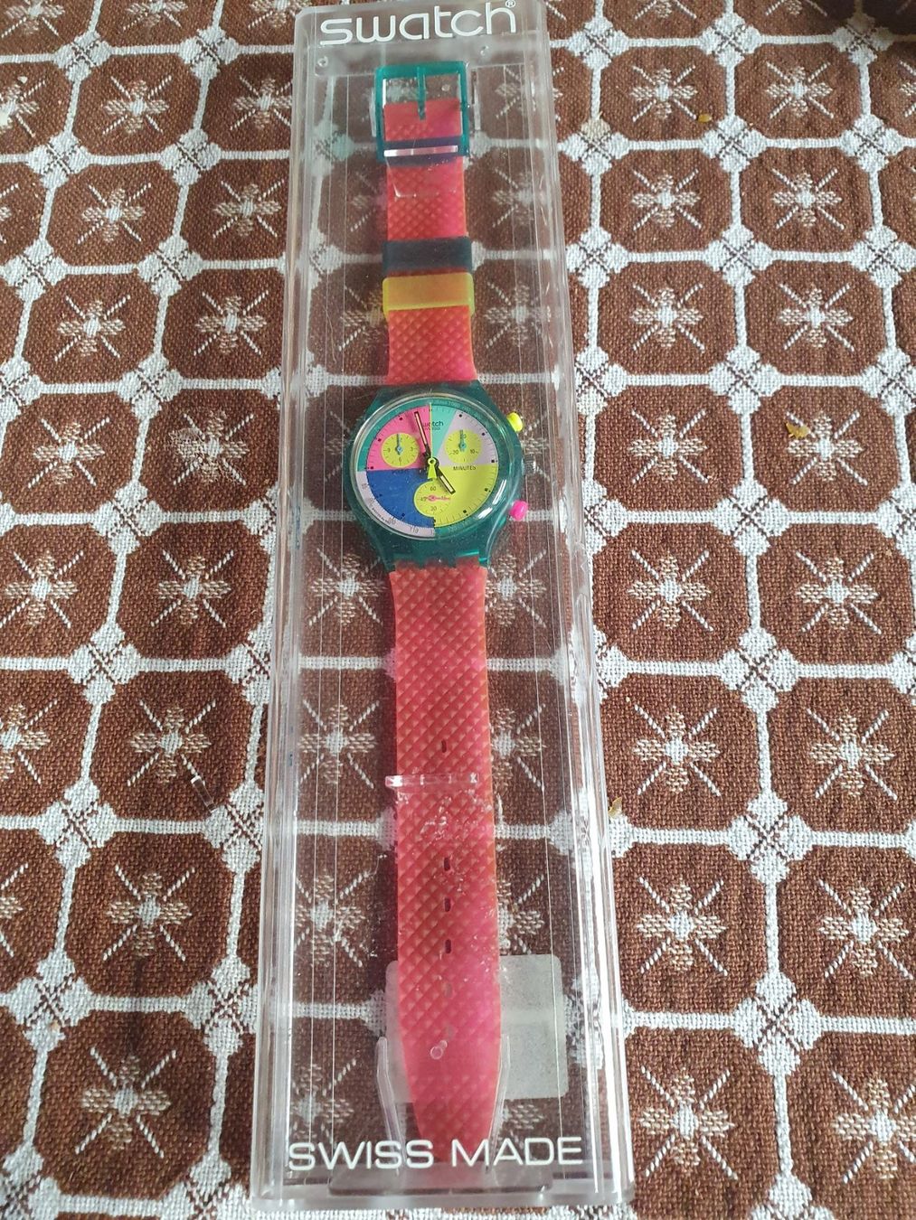 Swatch Orologi: Vintage Swatch Chrono Flash – Nuovo e nell'imballaggio originale da Meiringen venduto da Vwja75