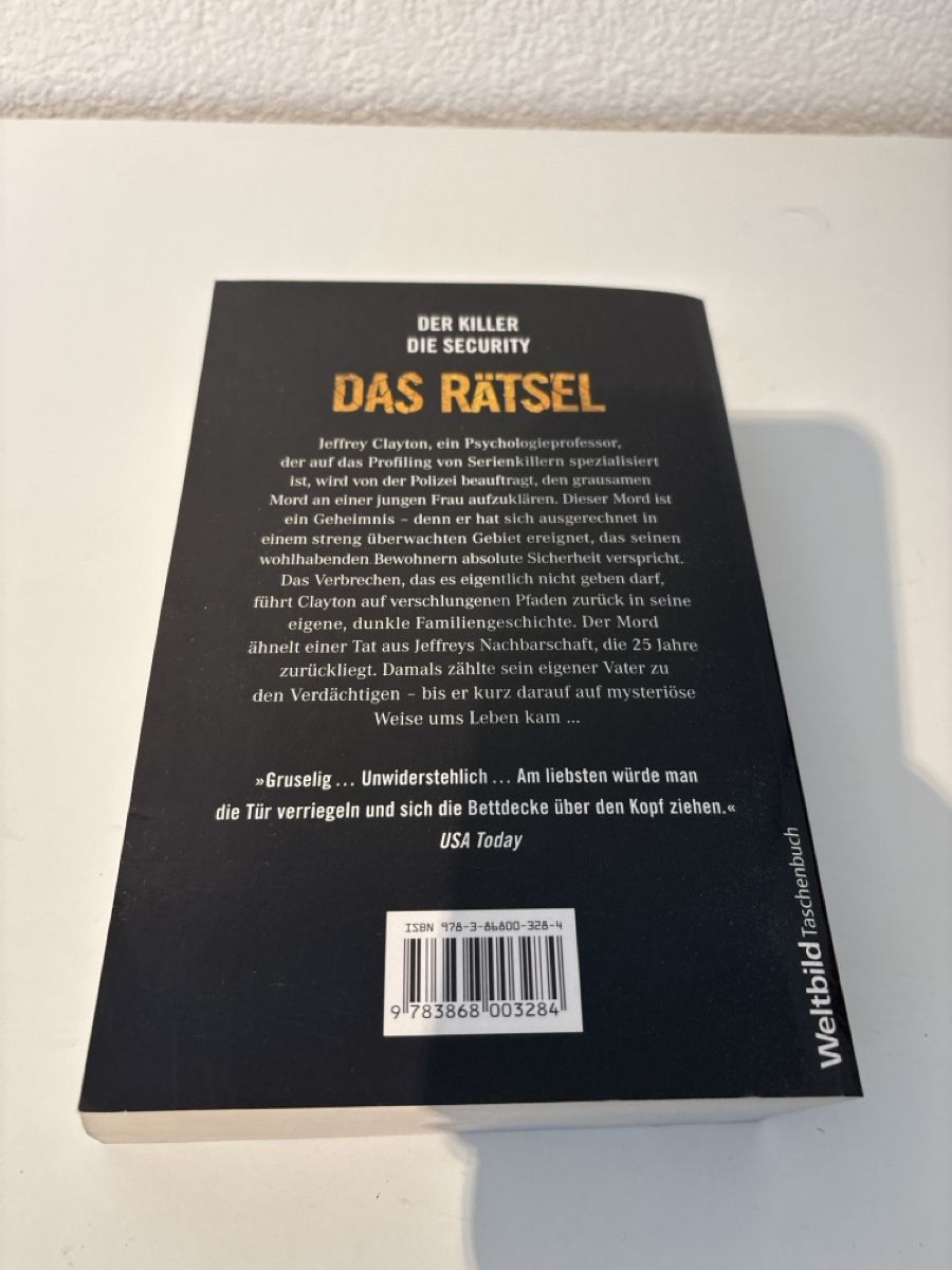 Libri: John Katzenbach - Das Rätsel, gebraucht – Usato da Adliswil venduto da ninotschka7 2