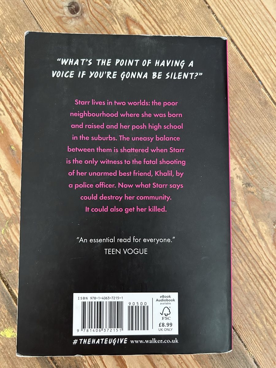 Libri: The Hate U Give, Angie Thomas, Jugendbuch – Usato da Wila venduto da elena_e166 1