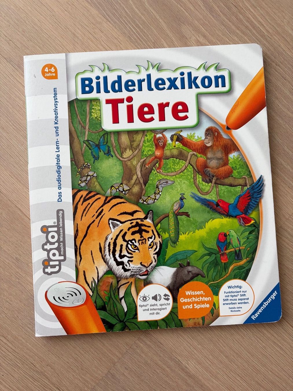 Tiptoi Giochi: Tiptoi Buch - Kinderlexikon Tiere – Usato da Basel venduto da Gunther_Welten