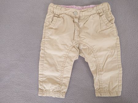 Baby Girl Hose Zara Gr. 68 3-6 Mt Beige 100% Baumwolle