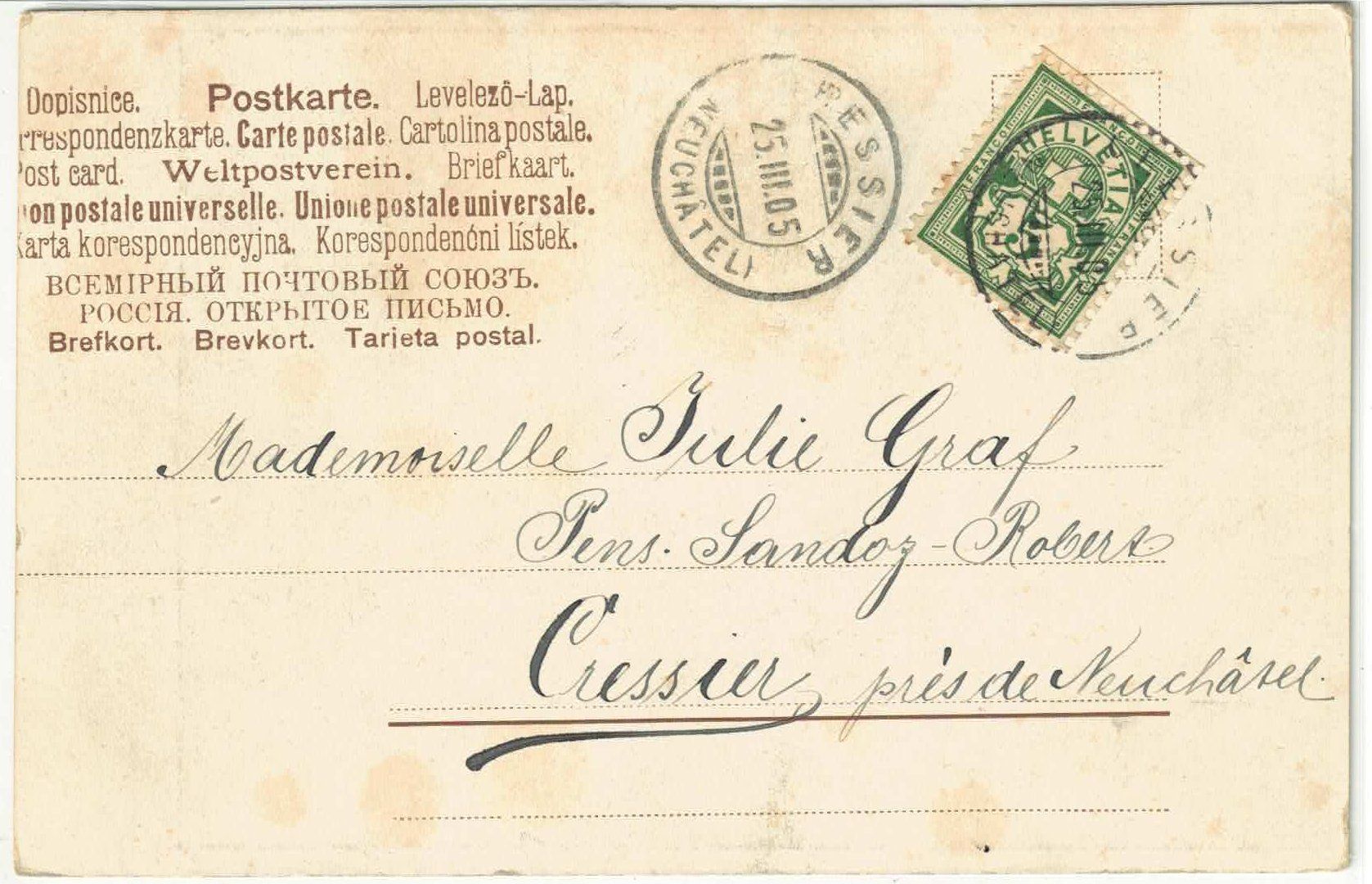 Cartoline postali: L. v. Senger - Winter im Dorf - animee – Usato da Ettingen venduto da Kartenplanet 1