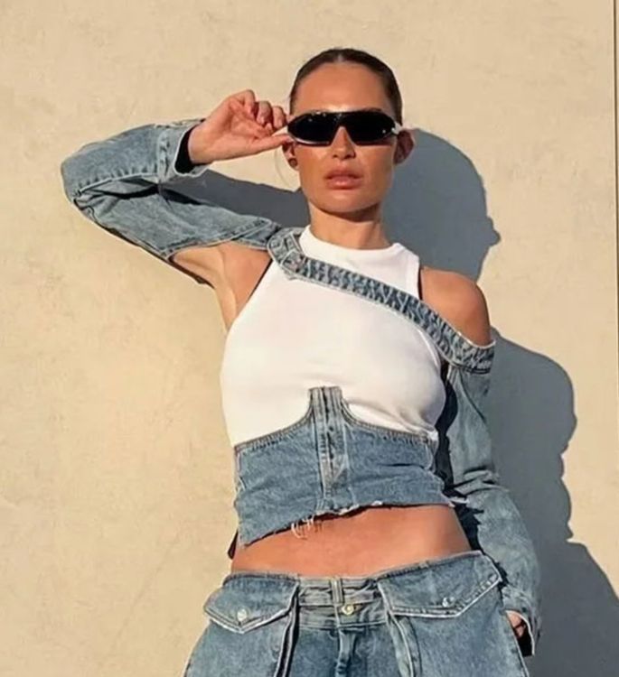 Top: Designer Jeans-Oberteil ♥️ – Nuovo (secondo la descrizione) da Pfeffingen venduto da Dimitri1985 1