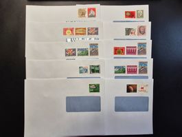 Vorfrankierte Couvert C5 für A Post, assortiert, à 10Stk.