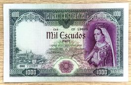 1000 Escudos Portugal 1956!!! Rarität!!!