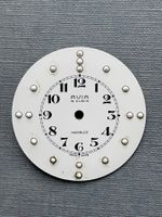 AVIA Zifferblatt Blindenuhr emailliert, für Taschenuhr