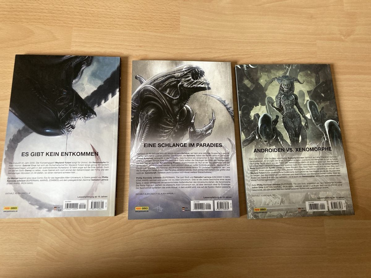 Comics: Aliens Band 1, 2 und 3 – Neu (gemäss Beschreibung) aus Zürich von  1