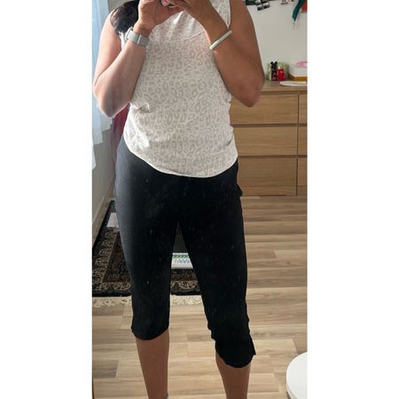 Schwarze Capri Hosen von Asos in Grösse S