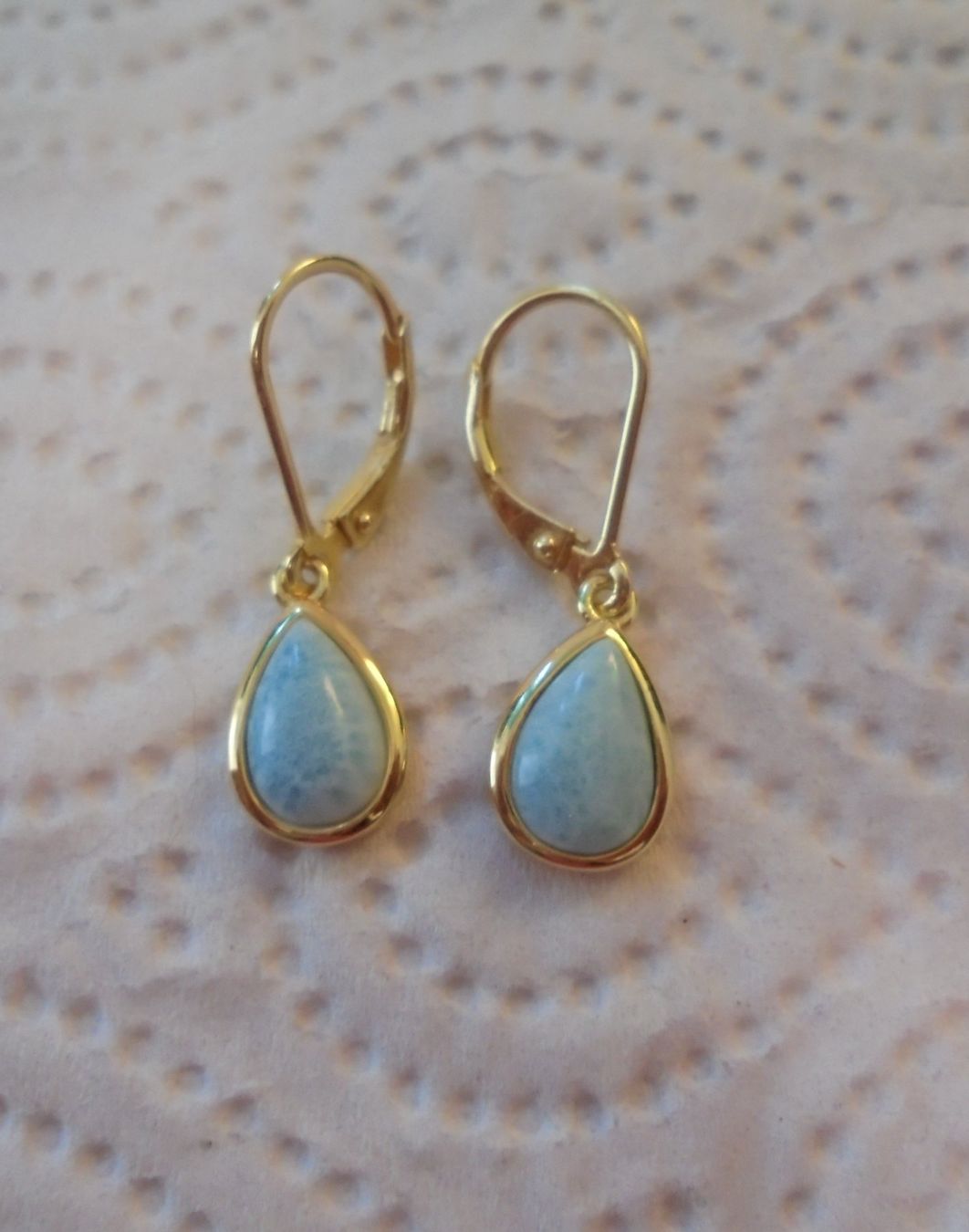 Orecchini pendenti & Orecchini a lobo: Echtschmuck: Larimar Silberohrringe – Nuovo (secondo la descrizione) da Zuchwil venduto da maumauchi 8