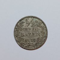 1/2 Batzen 1836 Graubünden