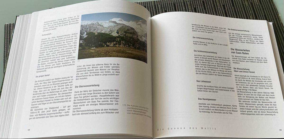 Livres: Die Suonen des Wallis - Rotten-Verlag 2000 – D'occasion à Crans-Montana par plainemorte 7