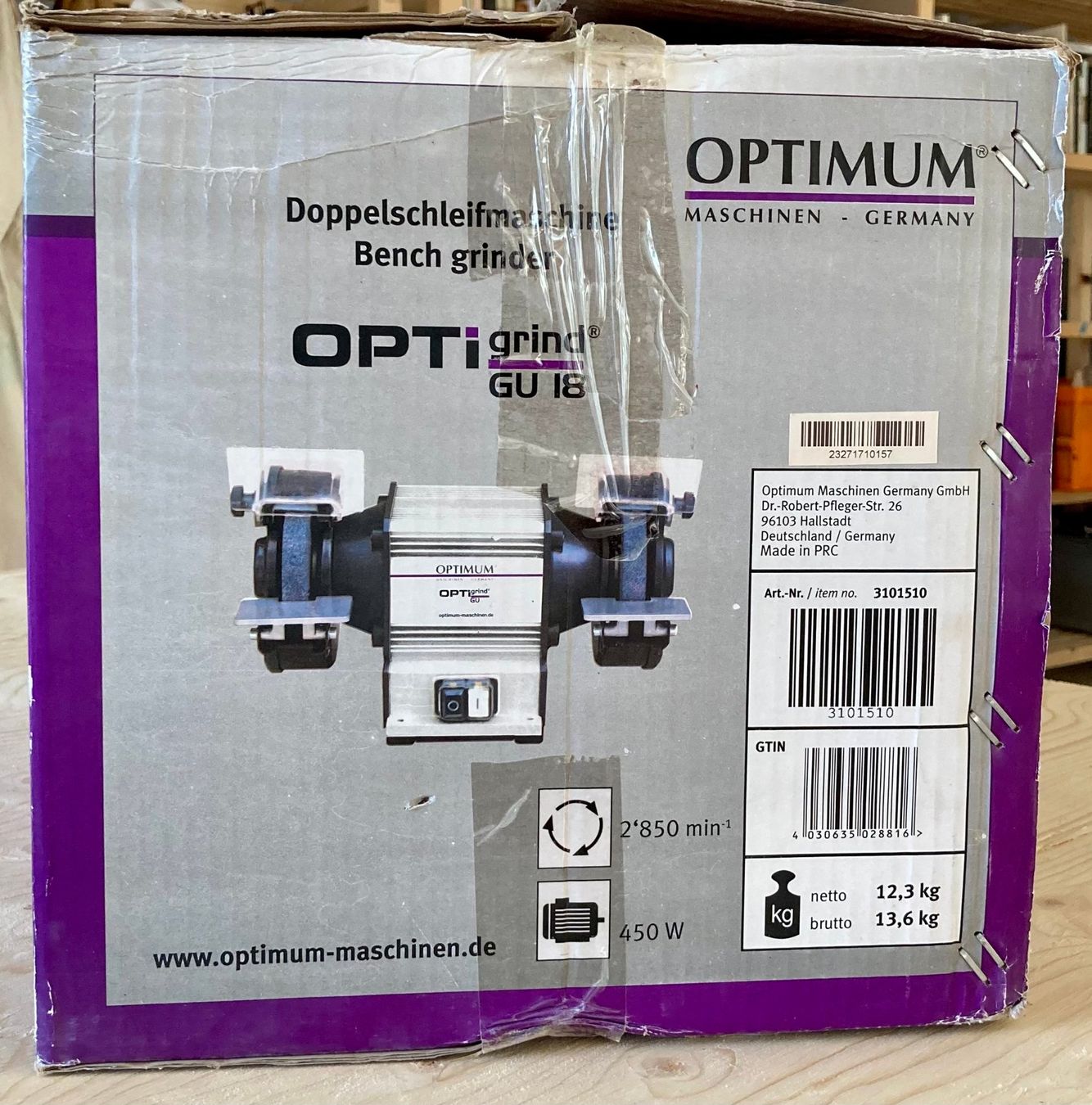 Schleifen & Polieren: Optimum Doppelschleifmaschine OPTIgrind GU 18 – Gebraucht aus Netstal von flurinbisig 7
