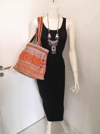 🤩BOHO-CHIC HANDGEMACHTE ETHNO PATCHWORK XXL TASCHE NEU