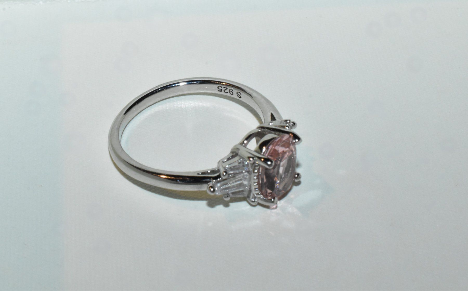 Ringe: Silberring 925 mit rosa Zirkonia, Grösse 52 – Neu und originalverpackt aus Laufen von flowerfan 1