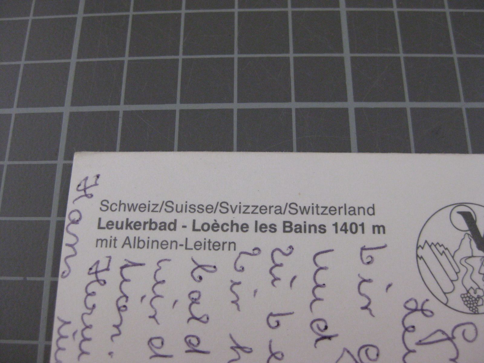 Cartoline postali: AK Leukerbad mit Luftseilbahn – Usato da Malters venduto da Marosko 2