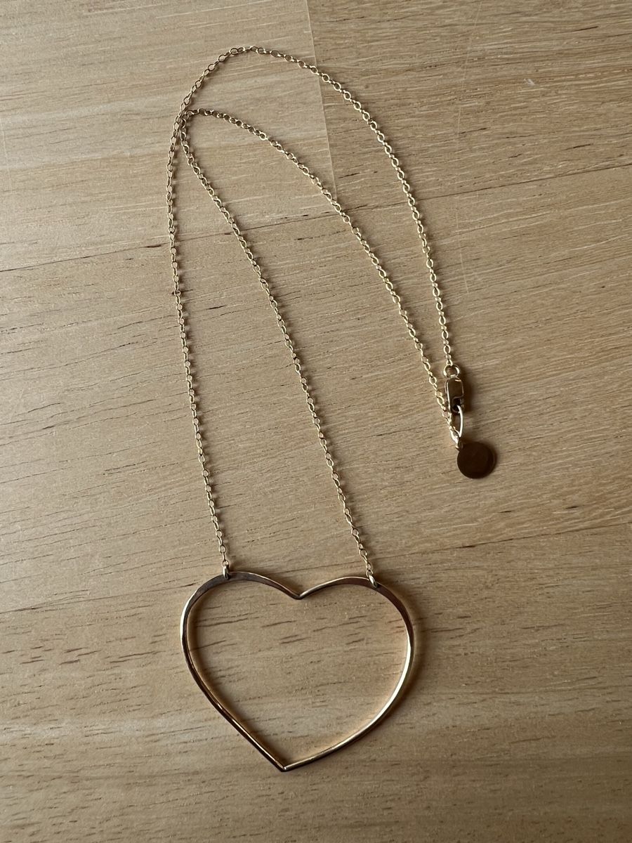 Catenine: Gold plated heart necklace  – Usato da Zollikon venduto da jud_cmm9 3