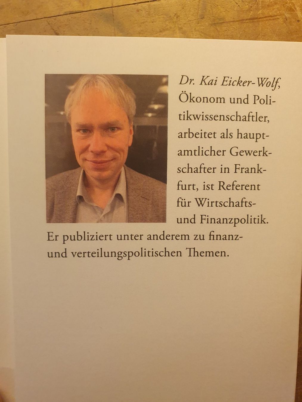 Livres: Money For Nothing - Kai Eicker-Wolf – D'occasion à Zürich par dialout 8