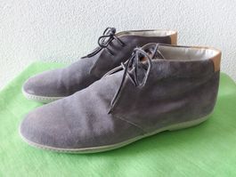 SANTONI Schnürschuh, Wildleder, Gr 42 / 7,5