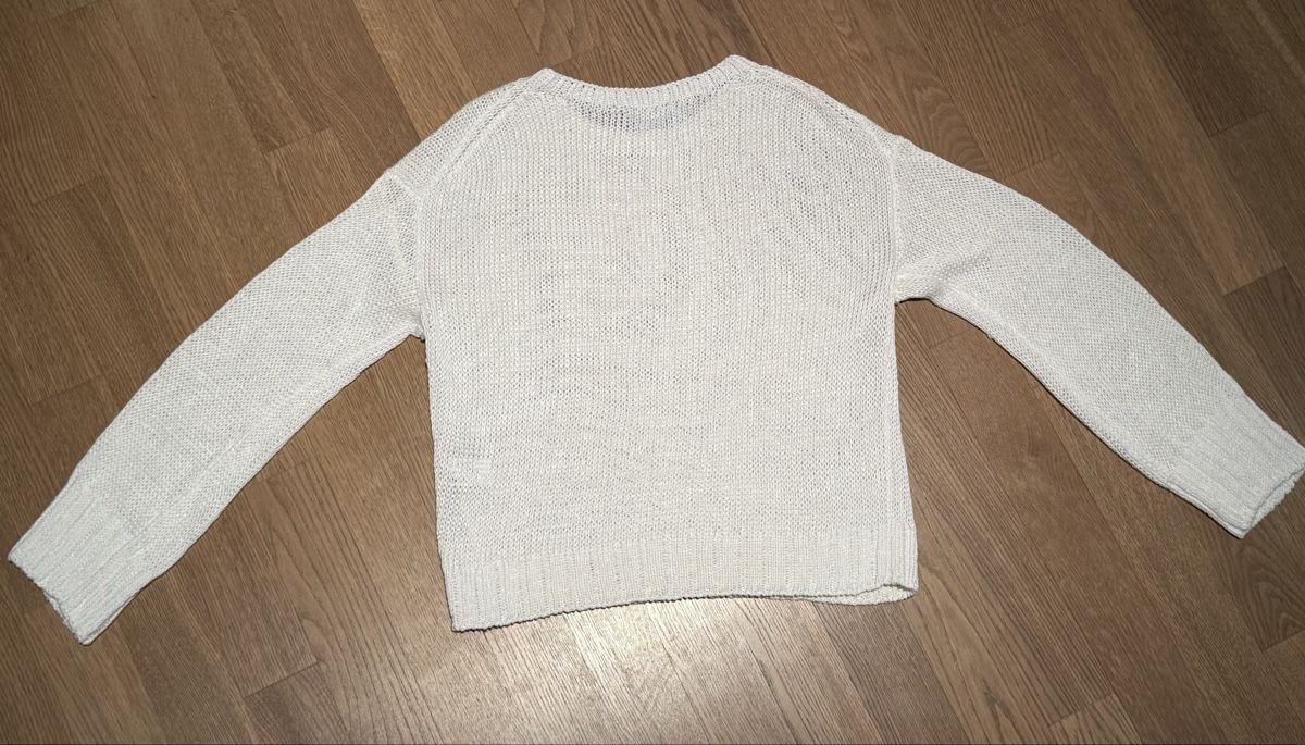 Massimo Dutti Maglioni & Felpe: Massimo Dutti  100% Leinenpullover, Weiss, Gr. S - Neuwertig – Nuovo (secondo la descrizione) da Ottenbach venduto da Suni_82 1