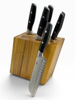 Bloc 6 couteaux de chef par Jamie Oliver avec support bois