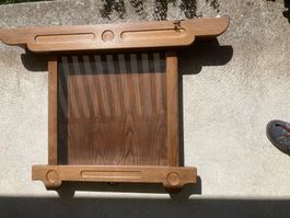 Militär, Standartenkasten für d Wand, Medaillenkasten massiv