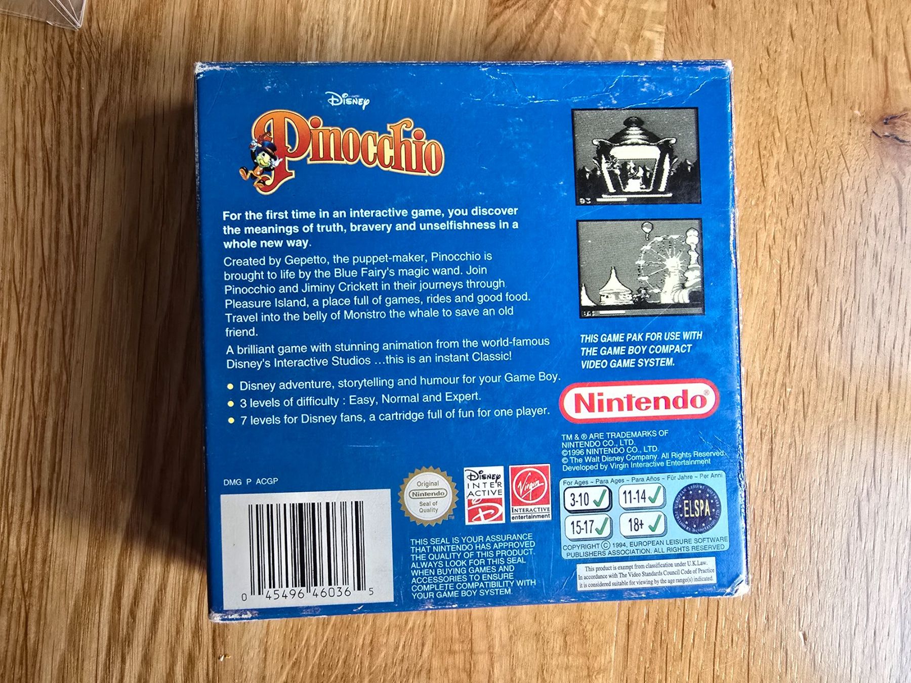 Nintendo Giochi: Nintendo Gameboy/Pinoccio/OVP – Usato da Sursee venduto da Elian91 3