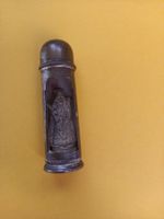 Statuette de voyage, Vierge ancienne en laiton