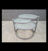 Stylischer Beistelltisch mit 3 Glasplatten aus den 70er