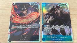 One Piece: Sabo & Edward Newgate PRB02-014 OP08-043 SR